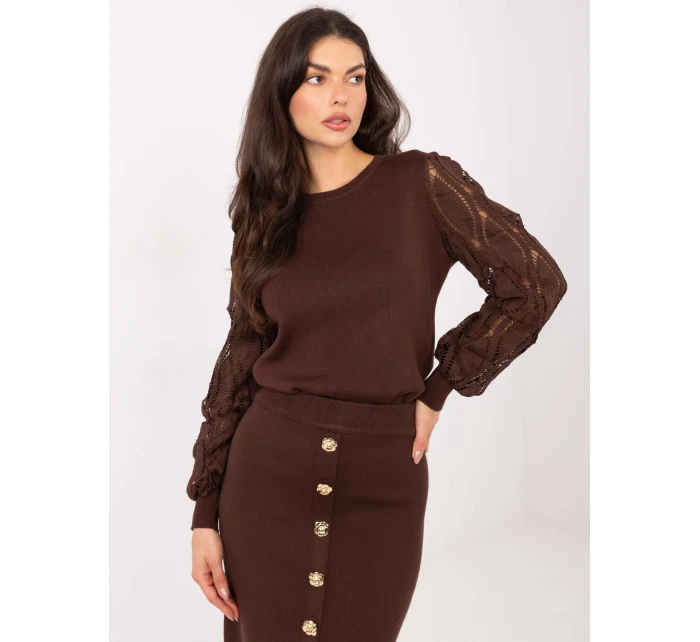 Jumper PM SW YIS1077.83 hnědý Jumper PM SW YIS1077.83 hnědý