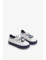 Dětské tenisky Tenisky se špendlíkem, bílá a námořnická modrá Pennyn Dětské tenisky Tenisky se špendlíkem, bílá a námořnická modrá Pennyn