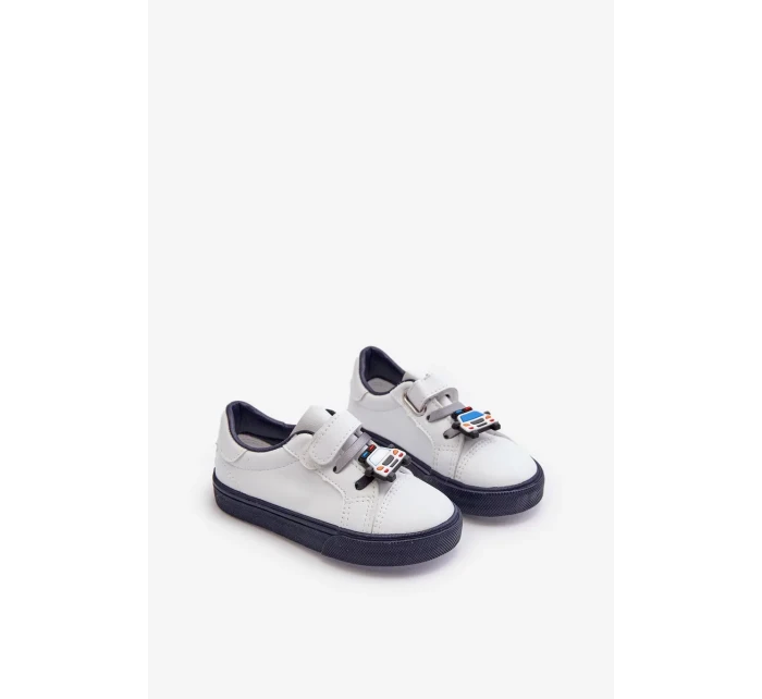 Dětské tenisky Tenisky se špendlíkem, bílá a námořnická modrá Pennyn Dětské tenisky Tenisky se špendlíkem, bílá a námořnická modrá Pennyn