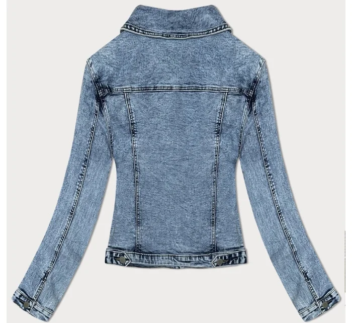 Světle modrá klasická dámská džínová bunda (W025-B) Světle modrá klasická dámská džínová bunda (W025-B)
