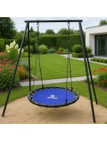 ZAHRADNÍ HOUPAČKA ČAPÍ HNÍZDO 120CM MODRÁ