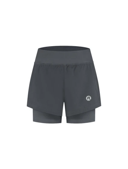 Rogelli dámské šortky 2v1 ESSENTIAL šedé XS