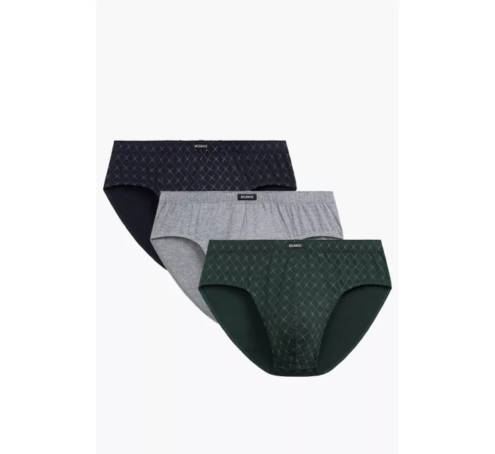 Atlantic 3MP-205 3-pack barva:námořnická/šedá/tmavě zelená