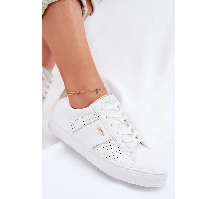 Dámské perforované tenisky Big Star model 22042645 Bílé - Big Star Shoes