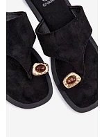 Dámské ploché žabky s ozdobným detailem Fedira