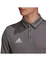 Pánské polo tričko Entrada 22 M H57486 tmavě šedé - Adidas Pánské polo tričko Entrada 22 M H57486 tmavě šedé - Adidas