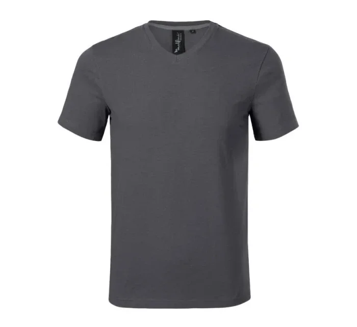 Malfini Action Tričko s výstřihem do V M MLI-70083 light anthracite pánské