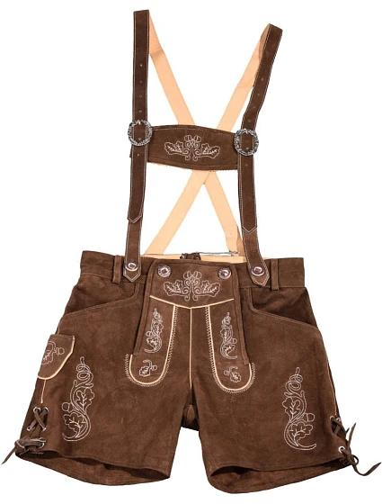 Leather Trousers short/women Dámské kožené kalhoty, krátké 60.3203 dark brown Leather Trousers short/women Dámské kožené kalhoty, krátké 60.3203 dark brown
