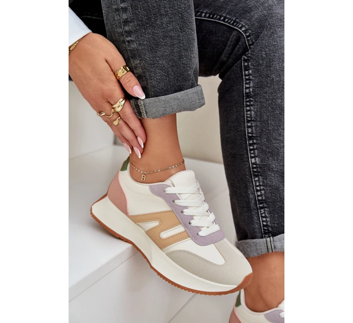 Dámské Sportovní Boty Na Platformě Multikolor Emidi Dámské Sportovní Boty Na Platformě Multikolor Emidi