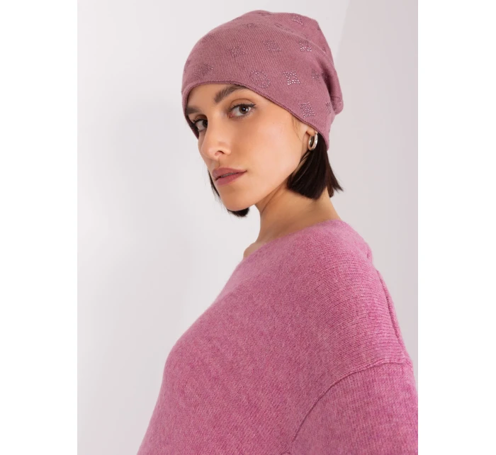 Czapka AT CZ model 19040938 fioletowy - FPrice Czapka AT CZ model 19040938 fioletowy - FPrice