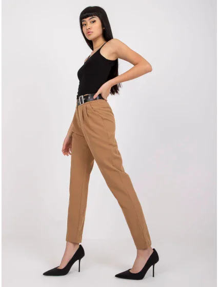 Spodnie DHJ SP model 20961794 camelowy - FPrice Spodnie DHJ SP model 20961794 camelowy - FPrice