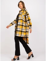 Dámská košile-EM-KS-003/07.35X-černá a žlutá Dámská košile-EM-KS-003/07.35X-černá a žlutá