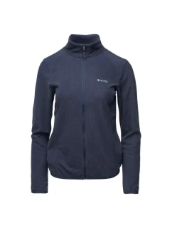 Dámská fleecová mikina Damis II FULL ZIP W 92800621589 tmavě modrá  - Hi-Tec