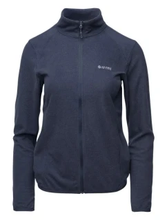 Dámská fleecová mikina Damis II FULL ZIP W 92800621589 tmavě modrá  - Hi-Tec