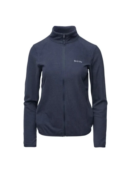 Dámská fleecová mikina Damis II FULL ZIP W 92800621589 tmavě modrá  - Hi-Tec