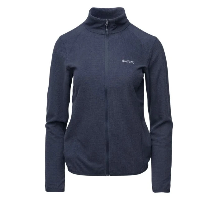 Dámská fleecová mikina Damis II FULL ZIP W 92800621589 tmavě modrá  - Hi-Tec