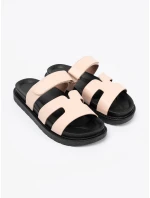 Originální nazouváky hnědé dámské platforma Originální nazouváky hnědé dámské platforma