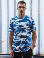 Pánské indigové moro tričko Dstreet RX5593