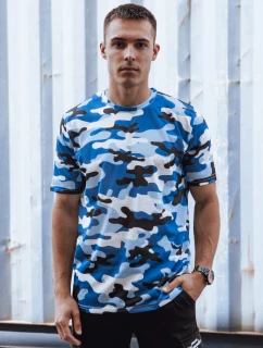 Pánské indigové moro tričko Dstreet RX5593