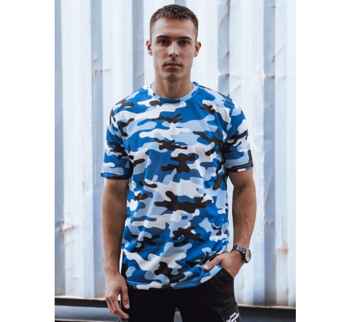 Pánské indigové moro tričko Dstreet RX5593