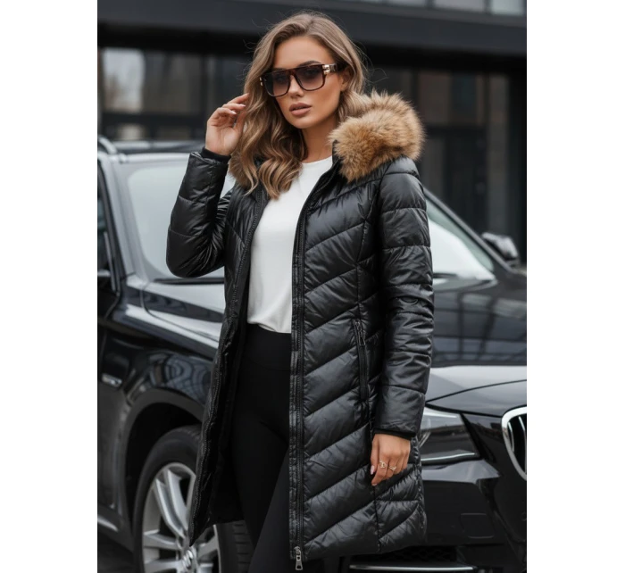 Dámská prošívaná zimní bunda BELLATRIX černá FashionStreet TY4581z