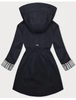 Tmavě modrá bunda parka s ozdobnou podšívkou model 19709891 - BH FOREVER