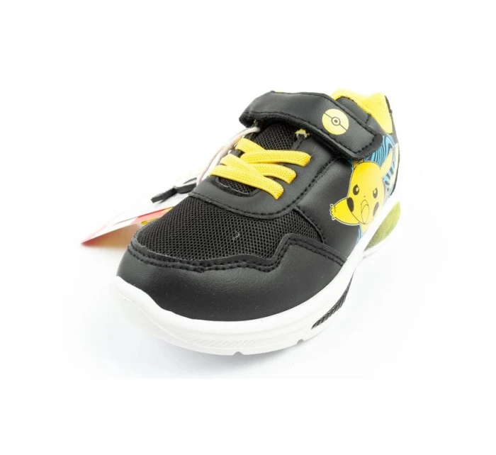 model 21394702 dětské sportovní boty tenisky lehké suchý zip černá žlutá - Leomil model 21394702 dětské sportovní boty tenisky lehké suchý zip černá žlutá - Leomil