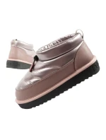 D.Franklin sněhule dámské zimní módní zateplené boty rose gold dámské