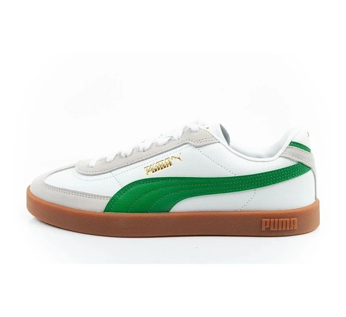 Puma pánské sportovní boty Club II Era tenisky kožené bílé šedozelené