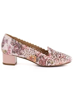 Dámské ažurové boty na podpatku Potocki 26-12393