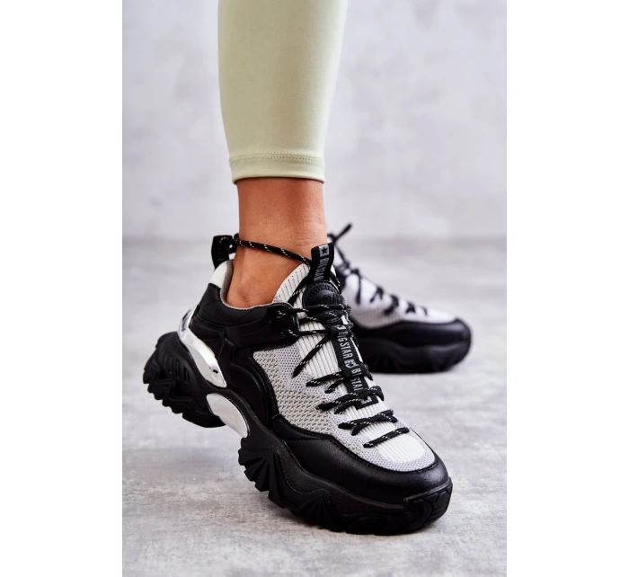 Dámská sportovní obuv Memory Foam System Big Star KK274053 Černo-šedá