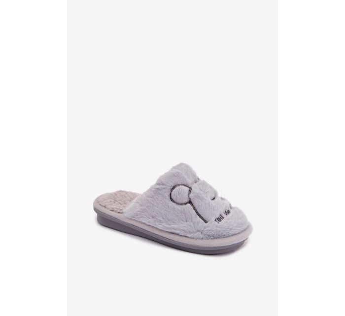 Dětské bačkory s kožíškem – modré Norene Dětské bačkory s kožíškem – modré Norene