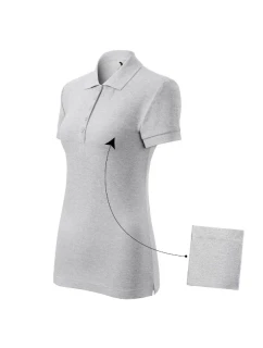 Cotton polokošile dámská světle šedý melír