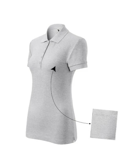 Cotton polokošile dámská světle šedý melír