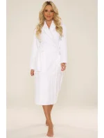 Dámský župan 709 model 20770373 Frotte bílý - De Lafense
