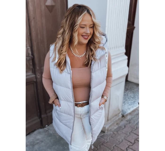 Dámská prošívaná vesta plus size MIRELLI fialová FashionStreet TY2923 Dámská prošívaná vesta plus size MIRELLI fialová FashionStreet TY2923