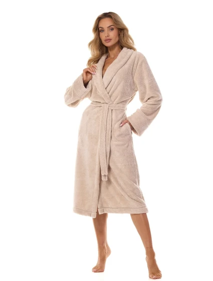 L&L 2413 Camelia dlouhý dámský župan 3XL