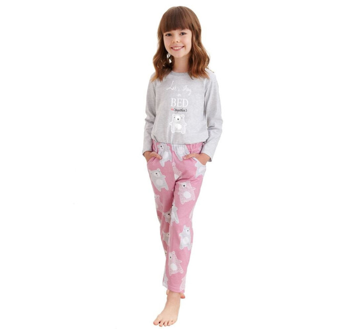 Dívčí pyžamo Sofia šedé model 14597640 - Taro