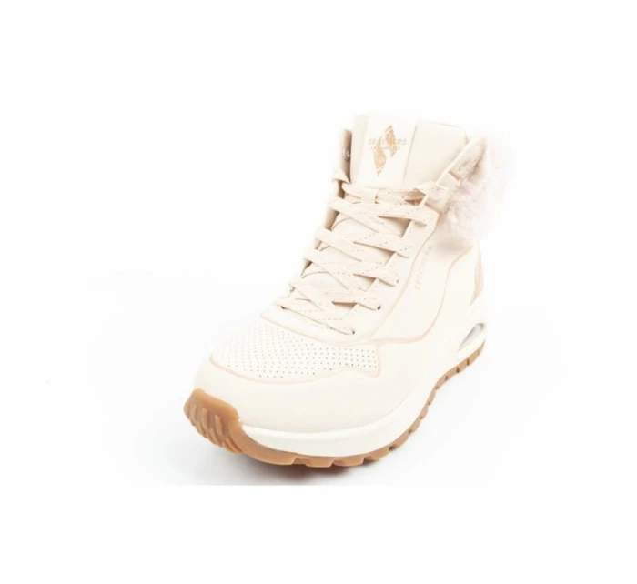 Skechers Uno Rugged dámská sportovní obuv zateplené boty zimní béžové dámské