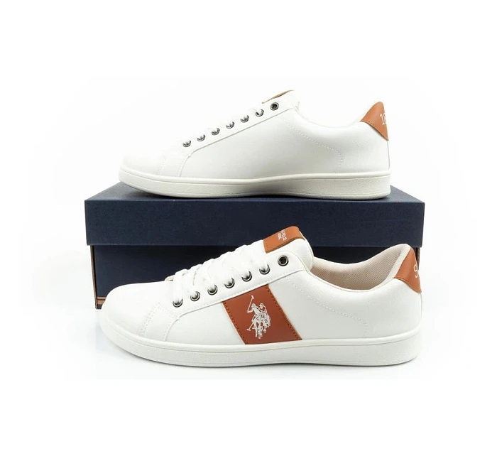 U.S. Polo model 22115567 boty tenisky pánské tenisky módní bílé pohodlné