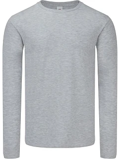 Iconic 150 LSL T Tričko s dlouhým rukávem model 22411276 heather grey - Fruit of the Loom