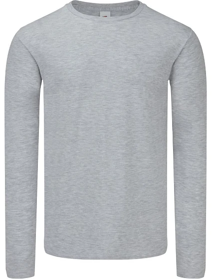 Fruit of the Loom Iconic 150 LSL T Tričko s dlouhým rukávem 16.1446 heather grey Fruit of the Loom Iconic 150 LSL T Tričko s dlouhým rukávem 16.1446 heather grey