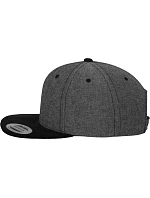 Flexfit 6089M 6 panelová Snapback kšiltovka 55.6089 heather grey/black Flexfit 6089M 6 panelová Snapback kšiltovka 55.6089 heather grey/black