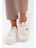 Dámské Sneakersy Na Platformě Big Star SS274346 Bílé Dámské Sneakersy Na Platformě Big Star SS274346 Bílé