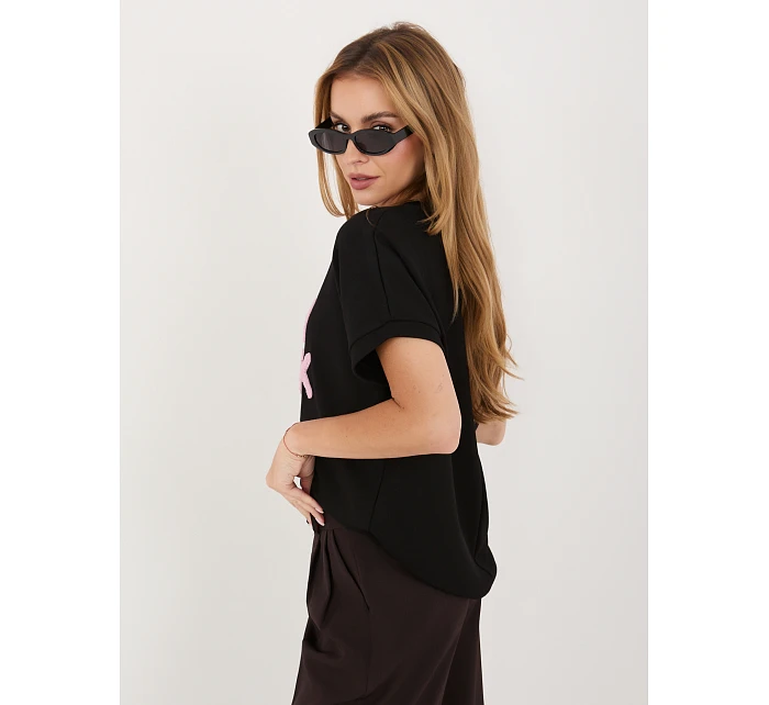 Bluzka RV BZ model 22102608 czarny - FPrice Bluzka RV BZ model 22102608 czarny - FPrice