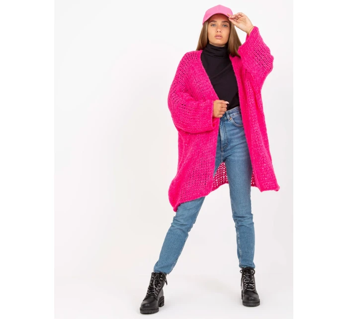 Dámský svetr TW SW BI M2202 fluo růžový