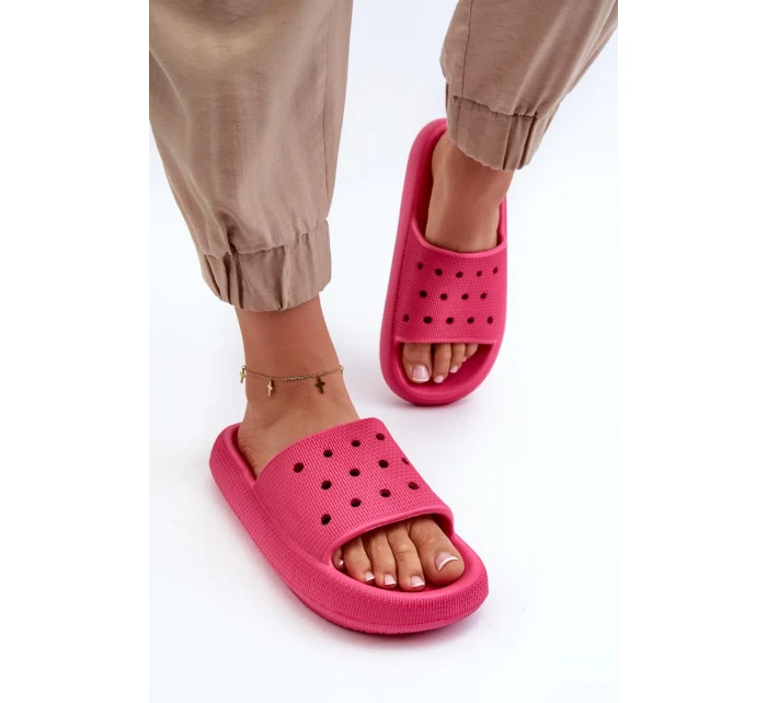 Dámské pěnové pantofle se silnou podrážkou Fuchsia Beula Dámské pěnové pantofle se silnou podrážkou Fuchsia Beula
