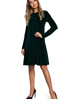 Dámské šaty M566 Tmavě zelená - MOE