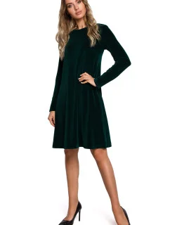 Dámské šaty model 20750999 Tmavě zelená - Moe