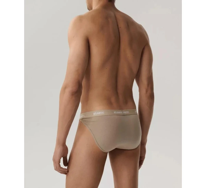 Pánské slipy / tanga 3PACK 3BMP-1582 Béžová - Atantic Pánské slipy / tanga 3PACK 3BMP-1582 Béžová - Atantic
